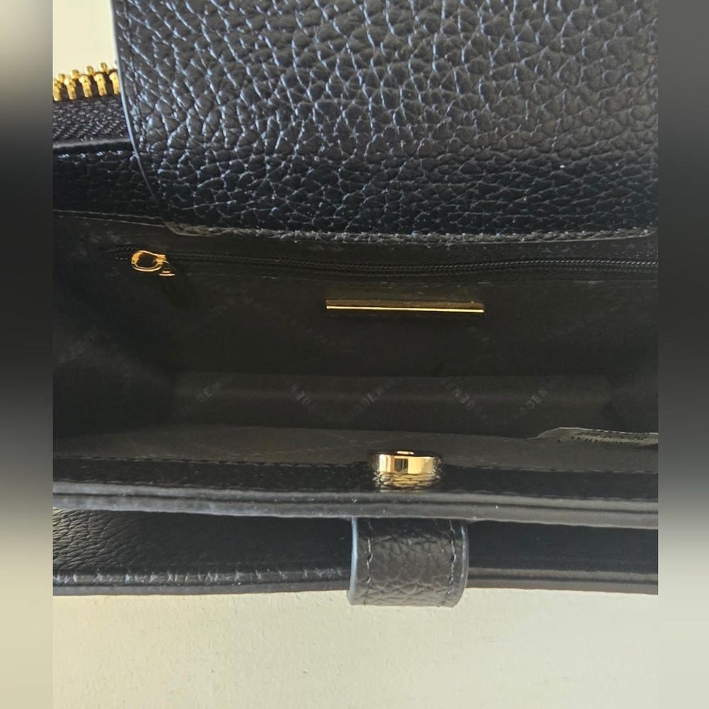 NEW Steve Madden Black Crossbody leather bag - Picture 3 of 8